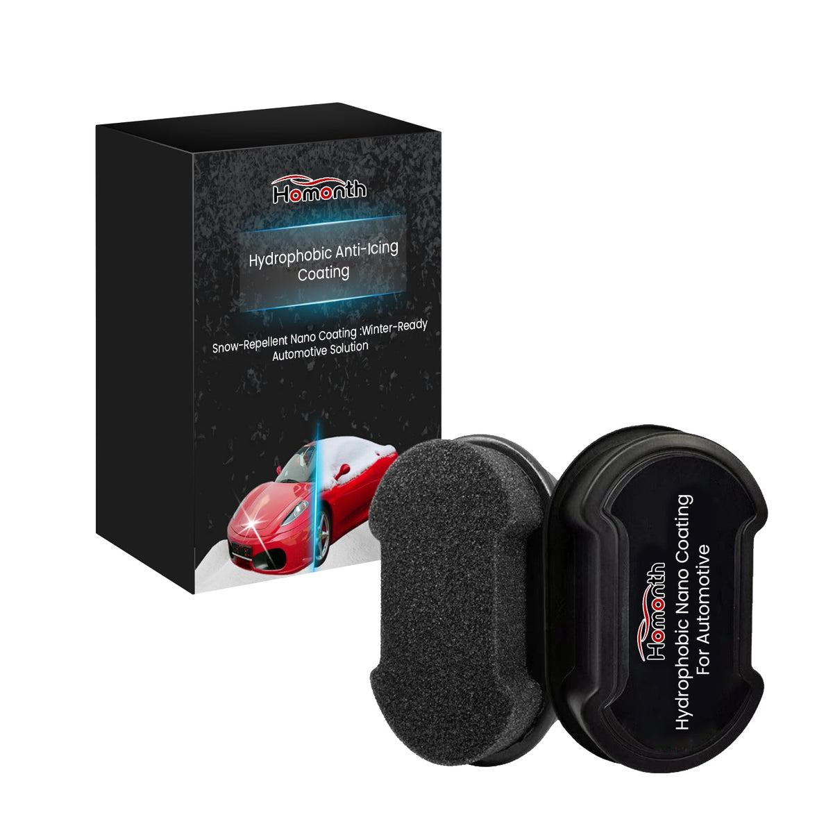 Sponge For Car Glass Hydrophobic Snow Defroster For Car Portable Deicing Cleaning Sponge