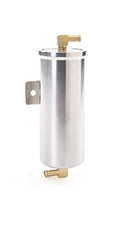 Billet Alum. Recovery Tank Vented Diam-Cut Fin - 70003