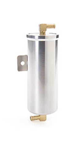 Billet Alum. Recovery Tank Vented Diam-Cut Fin - 70003