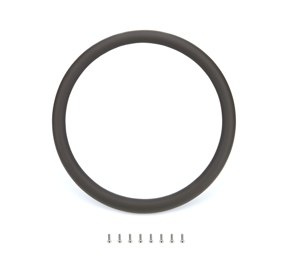 LEATHER RING DARK GREY