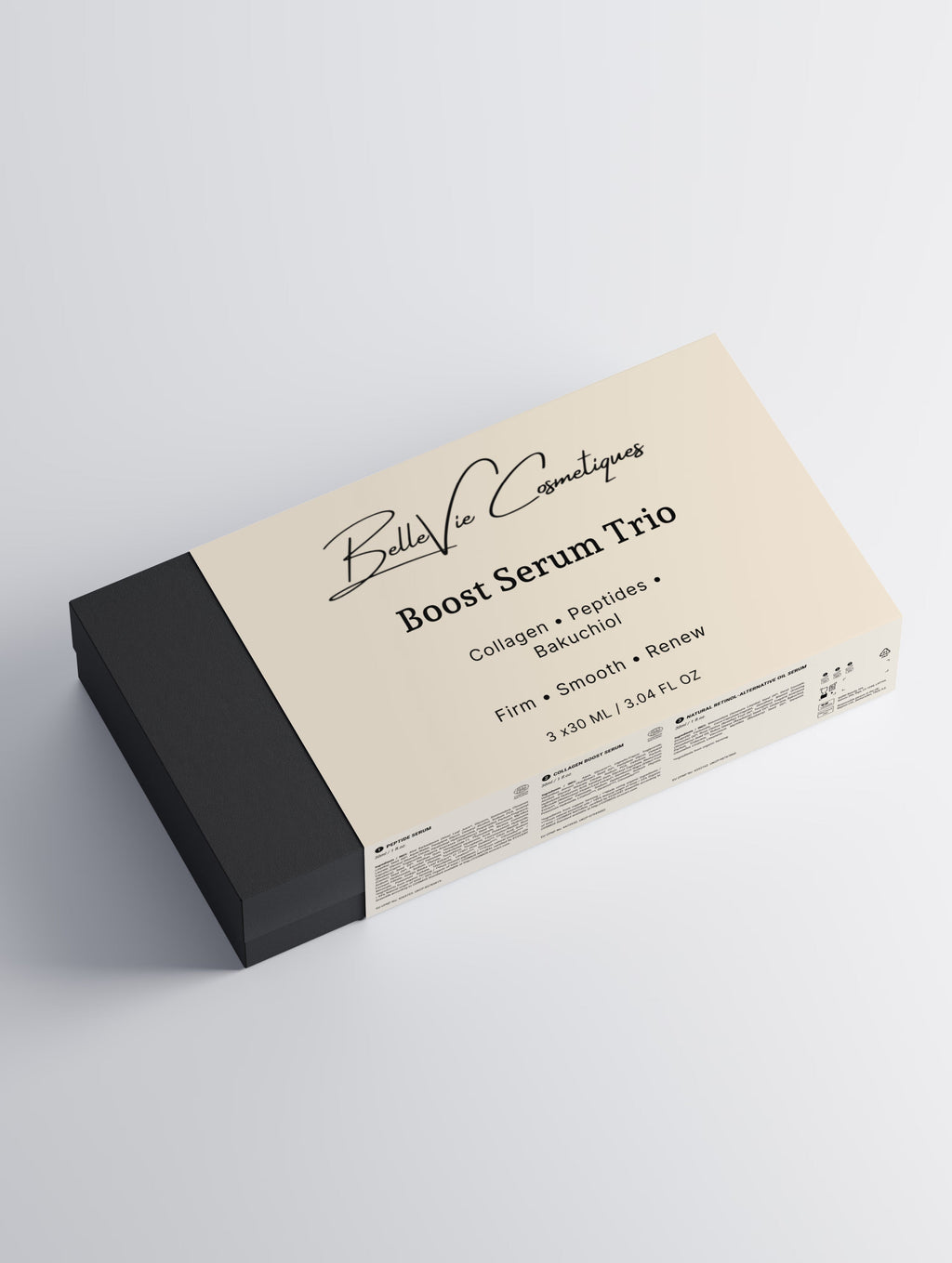 Boost Serum Trio  – Collagen, Peptide & Retinol-Alternative Serums