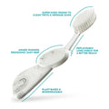 Radius Big Brush Replaceable Soft Head Left Hand Toothbrush (Assorted Colors)