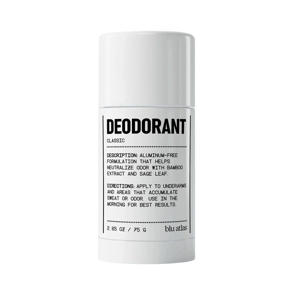 Blu Atlas 48-Hour Natural Deodorant Classic
