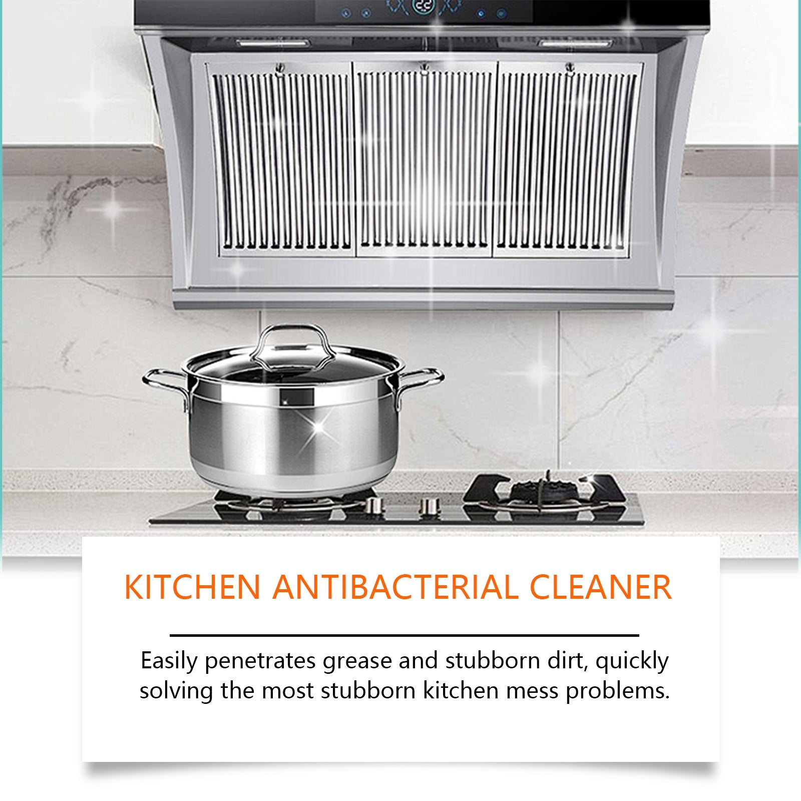 Kitchen Spray Cleaner, Kitchen Stove Hood Cleaning Oil And Dirt Removal Cleaner