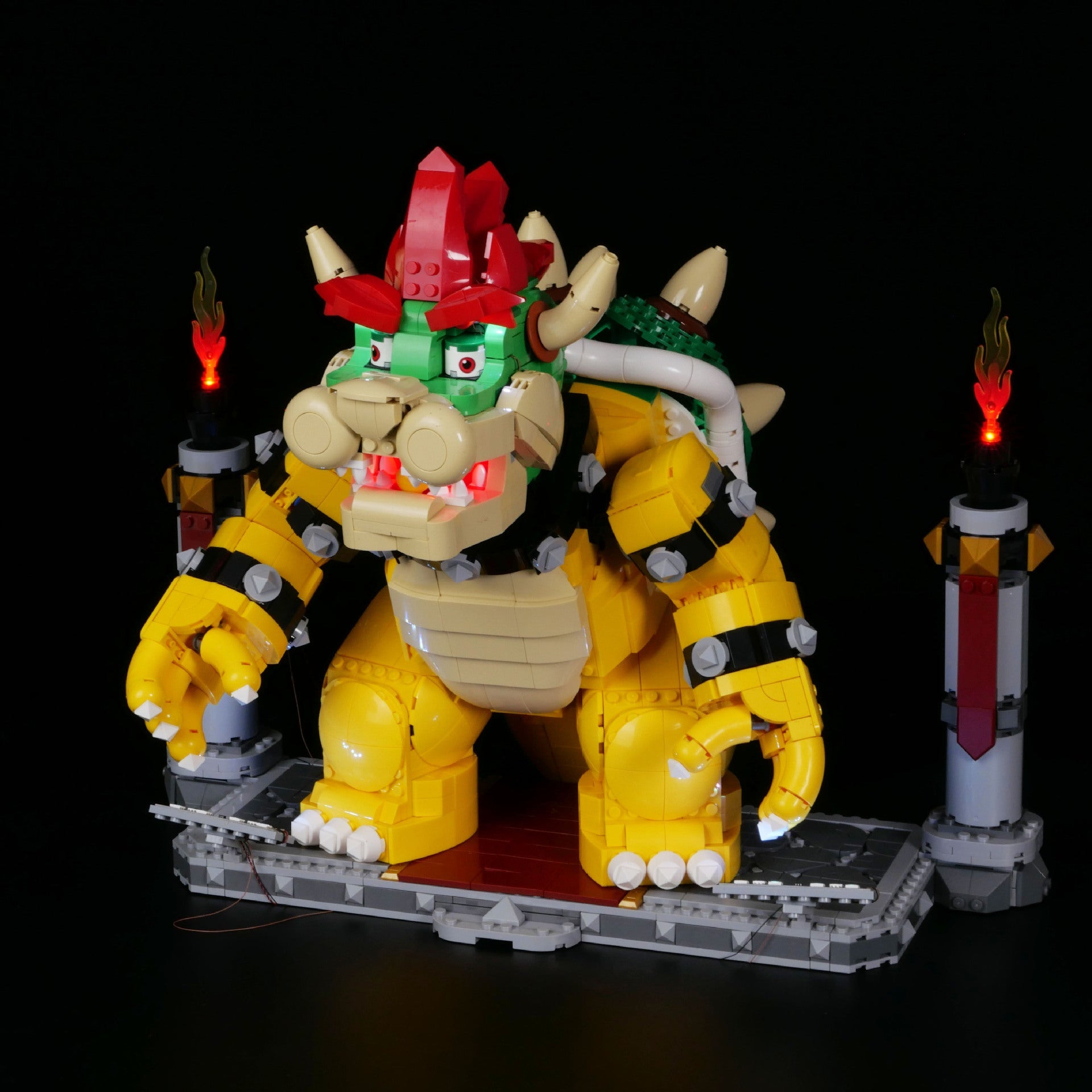 DIY building block lighting suitable for LEGO 71411 powerful Cool King building block assembly LED remote control lighting