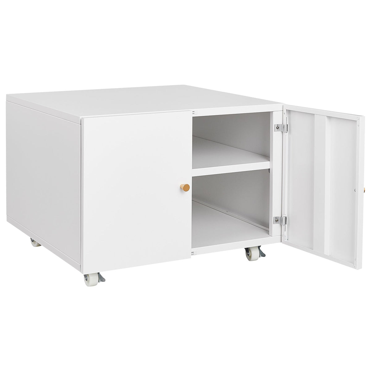 Office furniture Copier Cabinet white mobile pedestal file Printer Stand