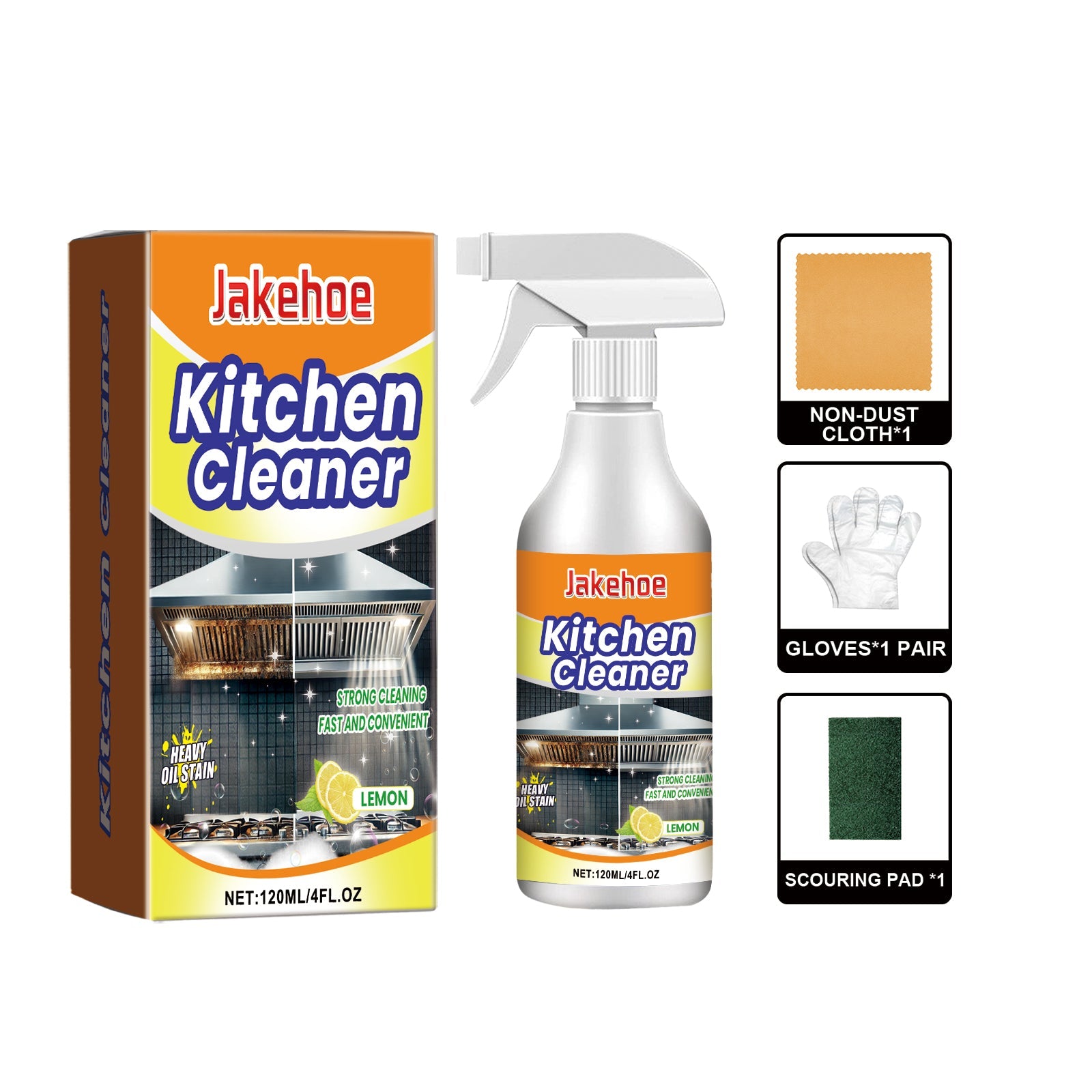 Grease Cleaner Kitchen Range Hood Cooktop Wash Basin Grease Dirt Grease Remover