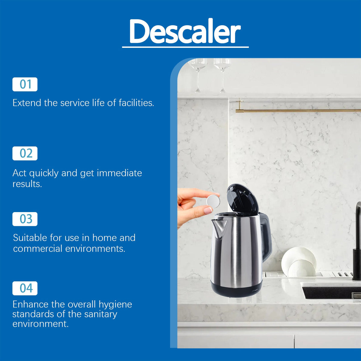 Descaling Cleaning Tablets Effectively Clean Stains Suitable For Continuous Use Of Home Environment Cleaning Tablets