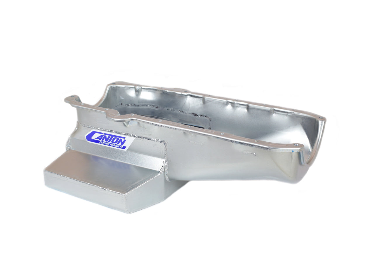 SBC 7in wet Sump Pan 80-85 w/RH Dipstick - 11122M