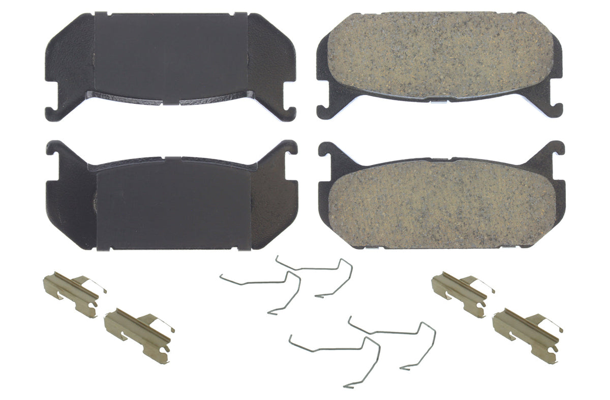 Posi-Quiet Ceramic Brake Pads with Shims and Har - 1050584
