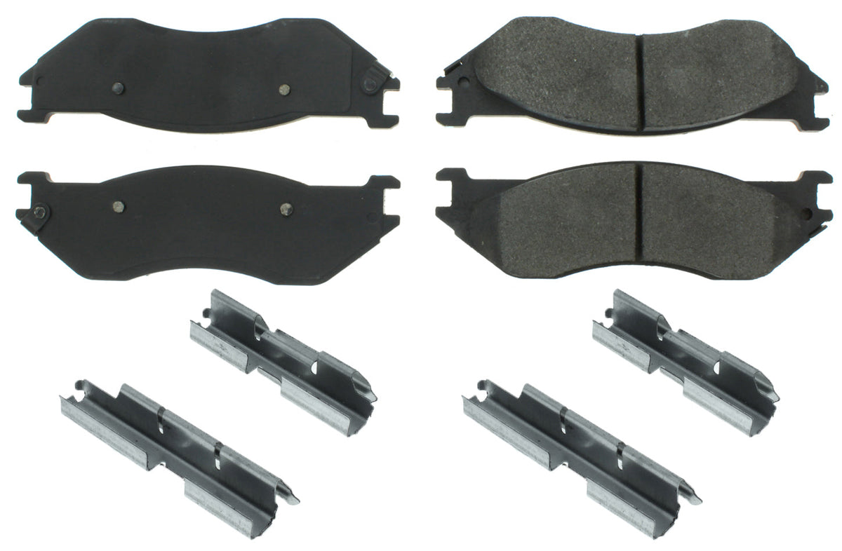 Premium Semi-Metallic Br ake Pads with Shims and - 3000897
