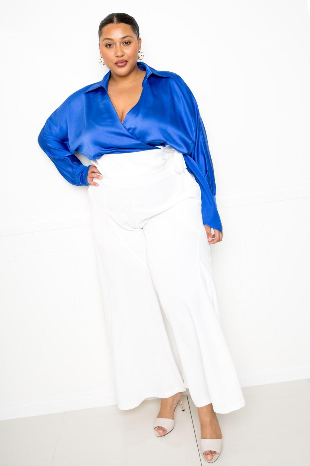 “Cecilla” Royal Wrap Top