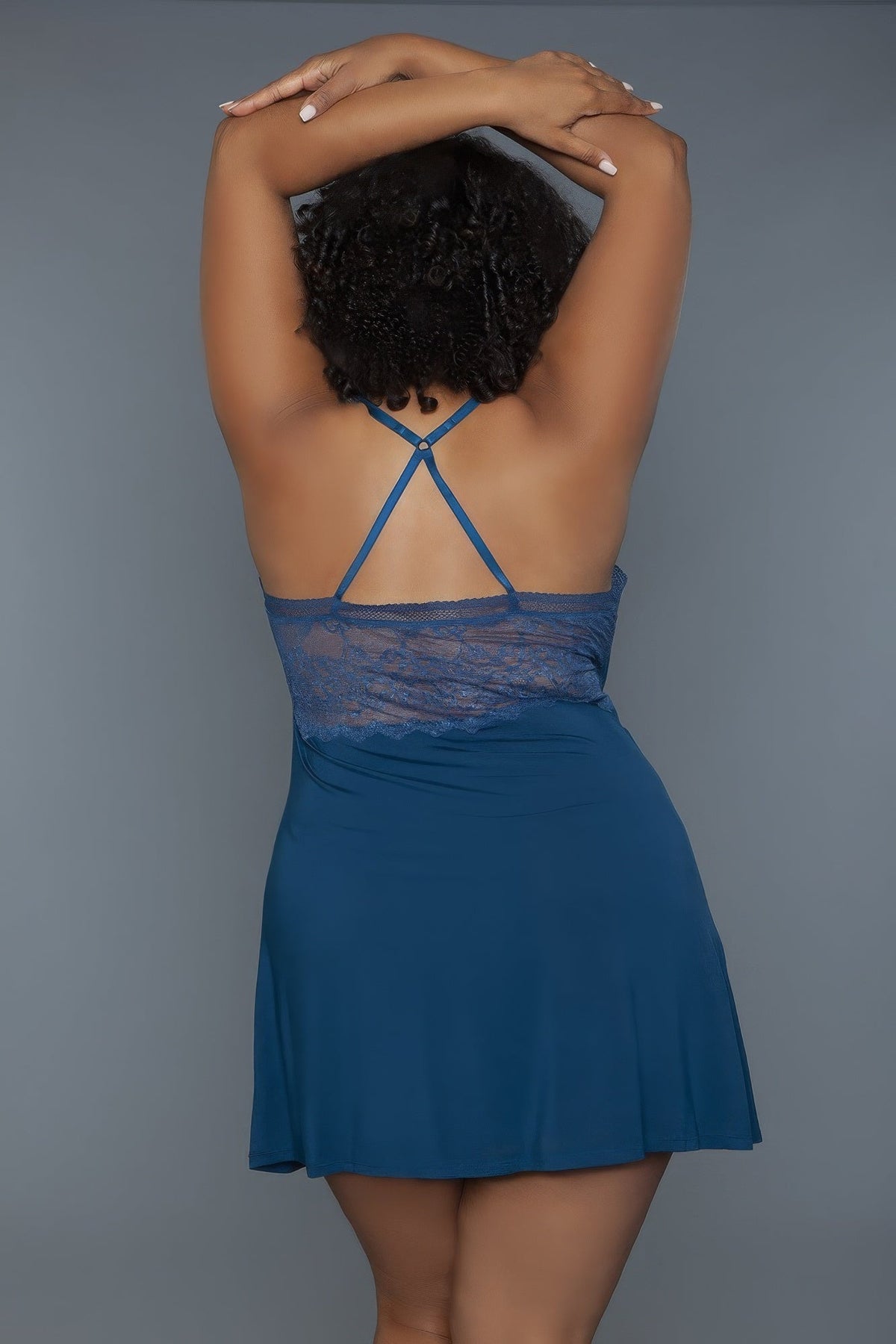 “Lay With Me” Deep Royal Babydoll