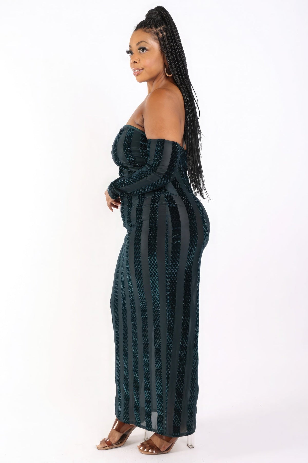 “You See Me” Off Shoulder Dress