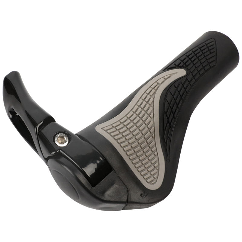 Mountain Bike Ergonomic Vice Handle Claw Handle Aluminum Alloy Grip (A Horn)