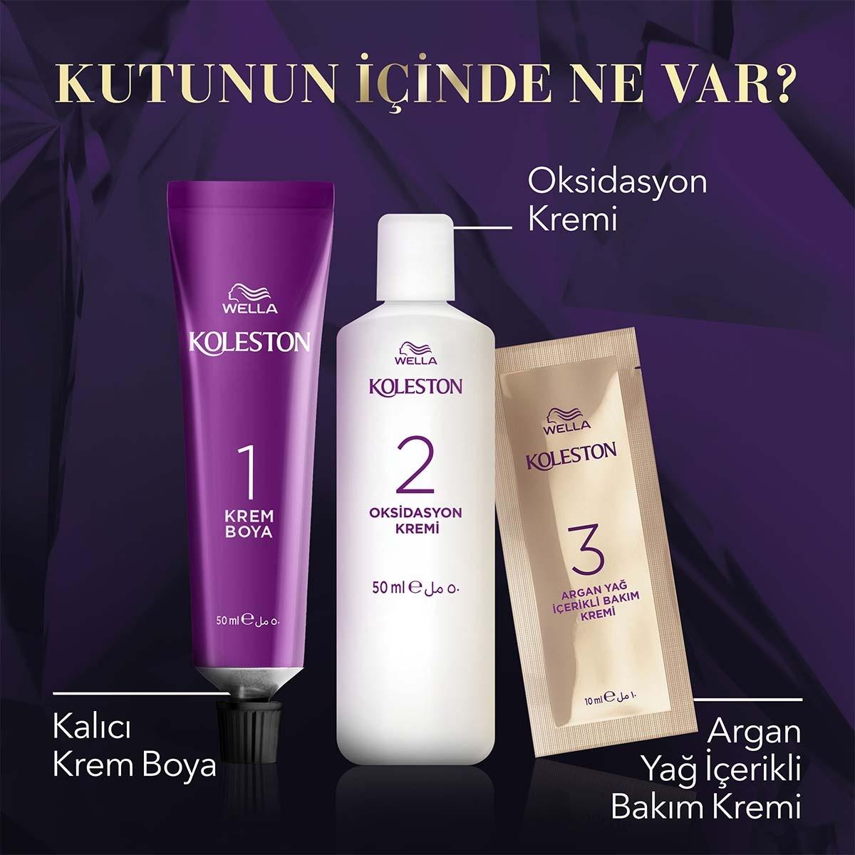 Wella Koleston Intense 8/11 Hair Dye: Extra Light Ash Blonde, 100% Gray Coverage, Long Lasting Color with Argan Oil