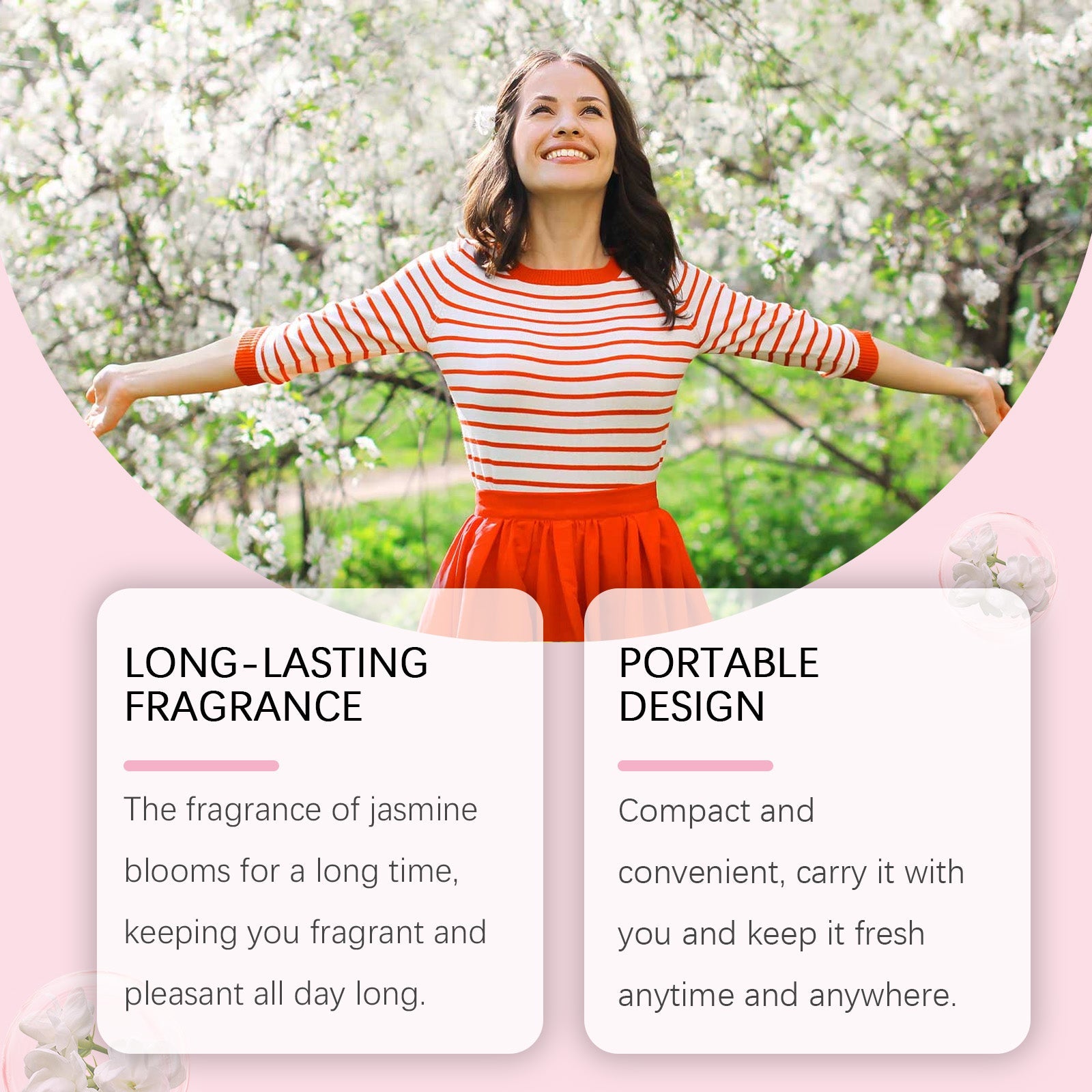Sweet Summer Solid Balm Series Fresh And Elegant Portable Care Solid Balm With Fragrance And Charm