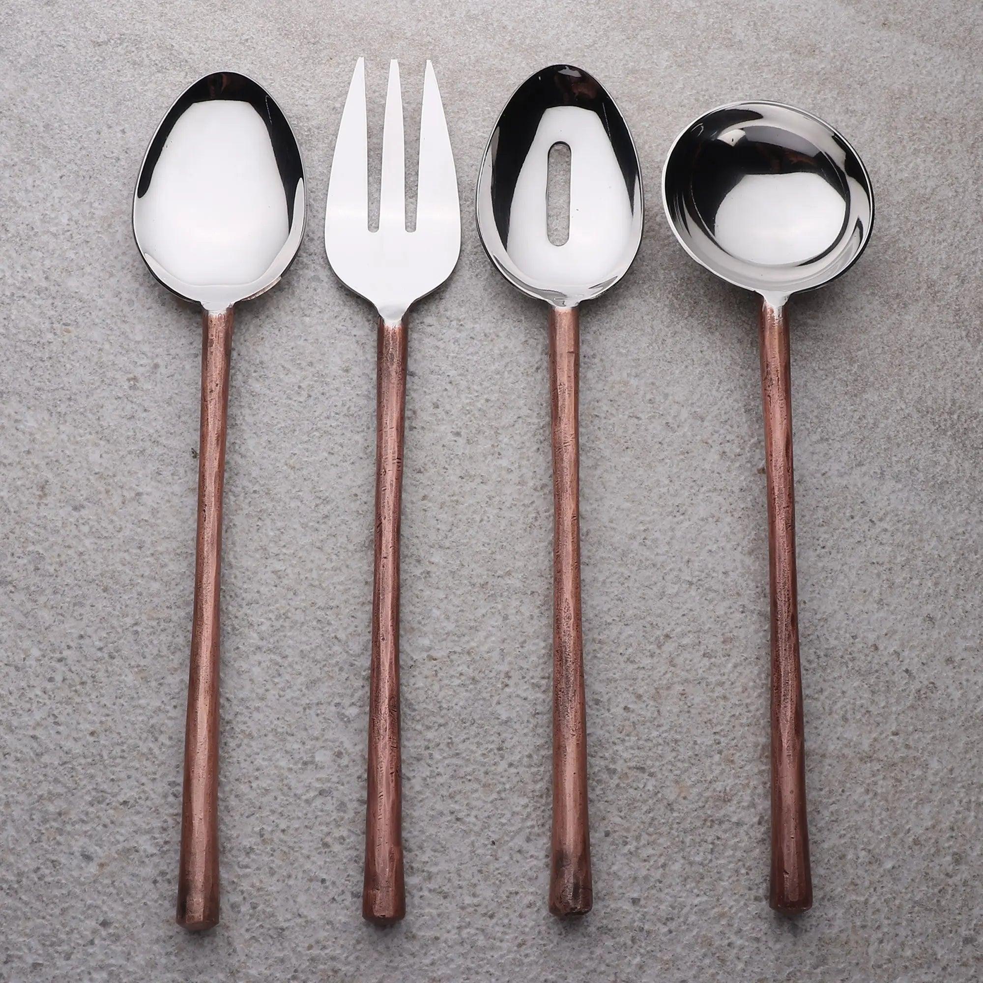 CAMELLIA HOSTESS SERVING 4 PC. SET