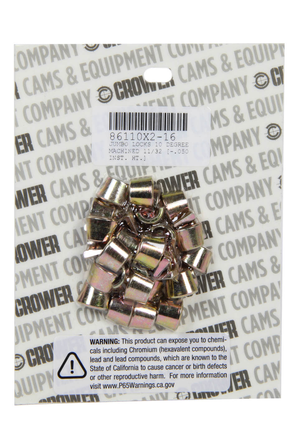 Valve Locks - 10 Degree -.050 - 86110X216