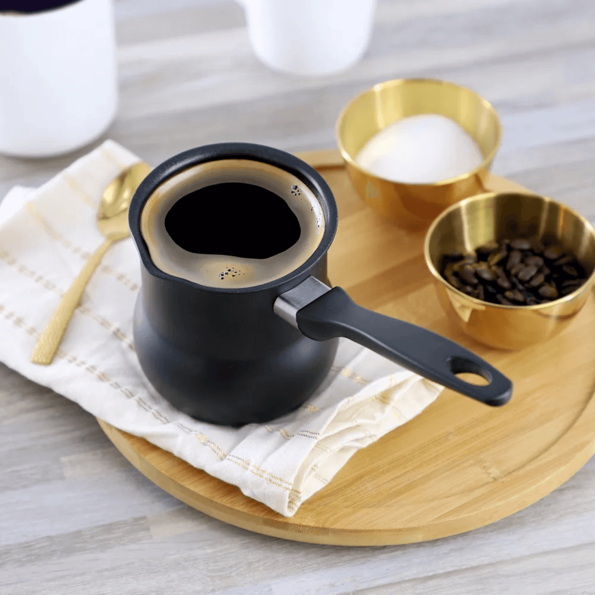 Better Chef 10cm 0.6Qt Aluminum Nonstick Turkish Coffee Warmer