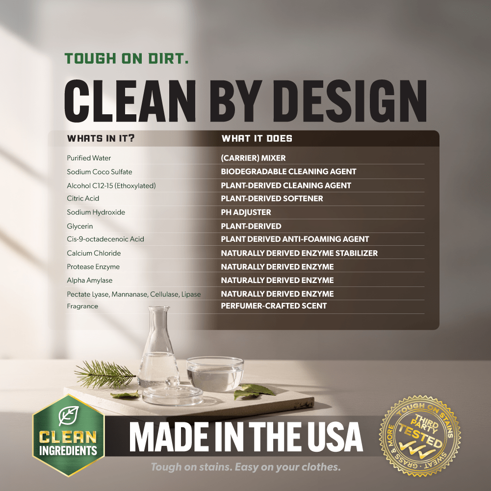 Heavy Duty Premium Laundry Detergent (100 Loads) -  PINE & CEDAR