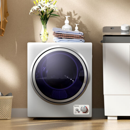 1.5 Cu .ft Clothes Dryer with with Stainless Steel Wall Mount