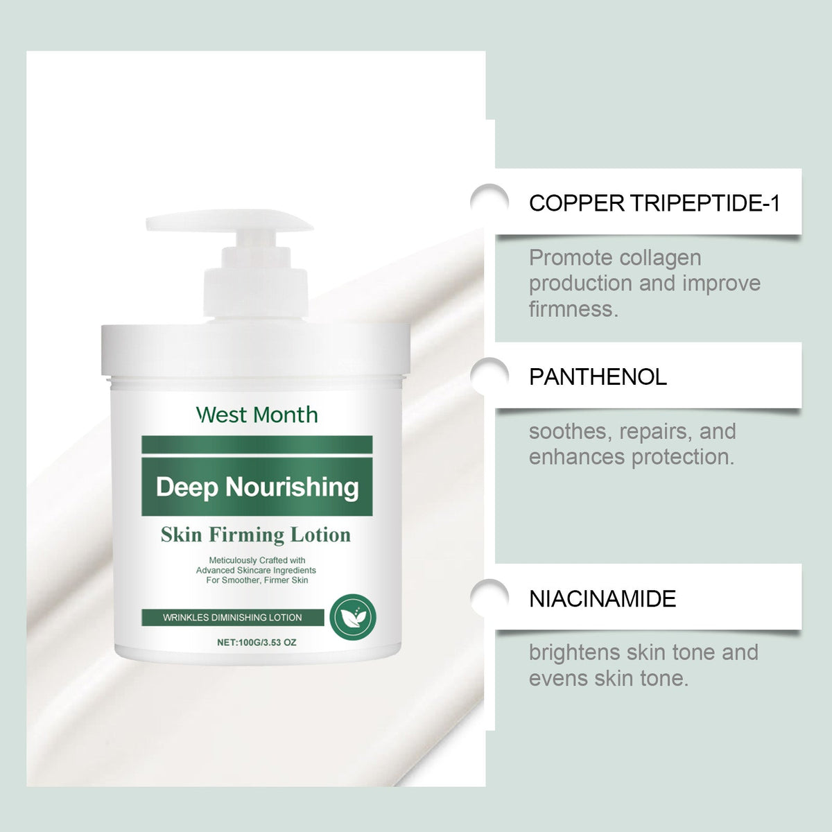 Firming Body Cream, Gentle Moisturizing Body Skin Body Moisturizing Daily Apply Body Cream