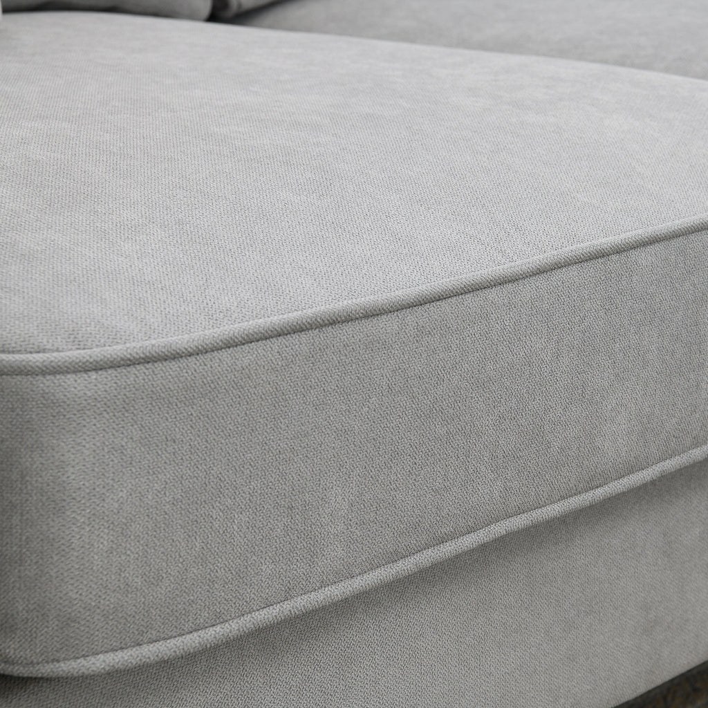 [VIDEO provided] [New] 108*85.5" Modern U Shape Sectional Sofa 7 Seat Fabric Sectional Sofa Set