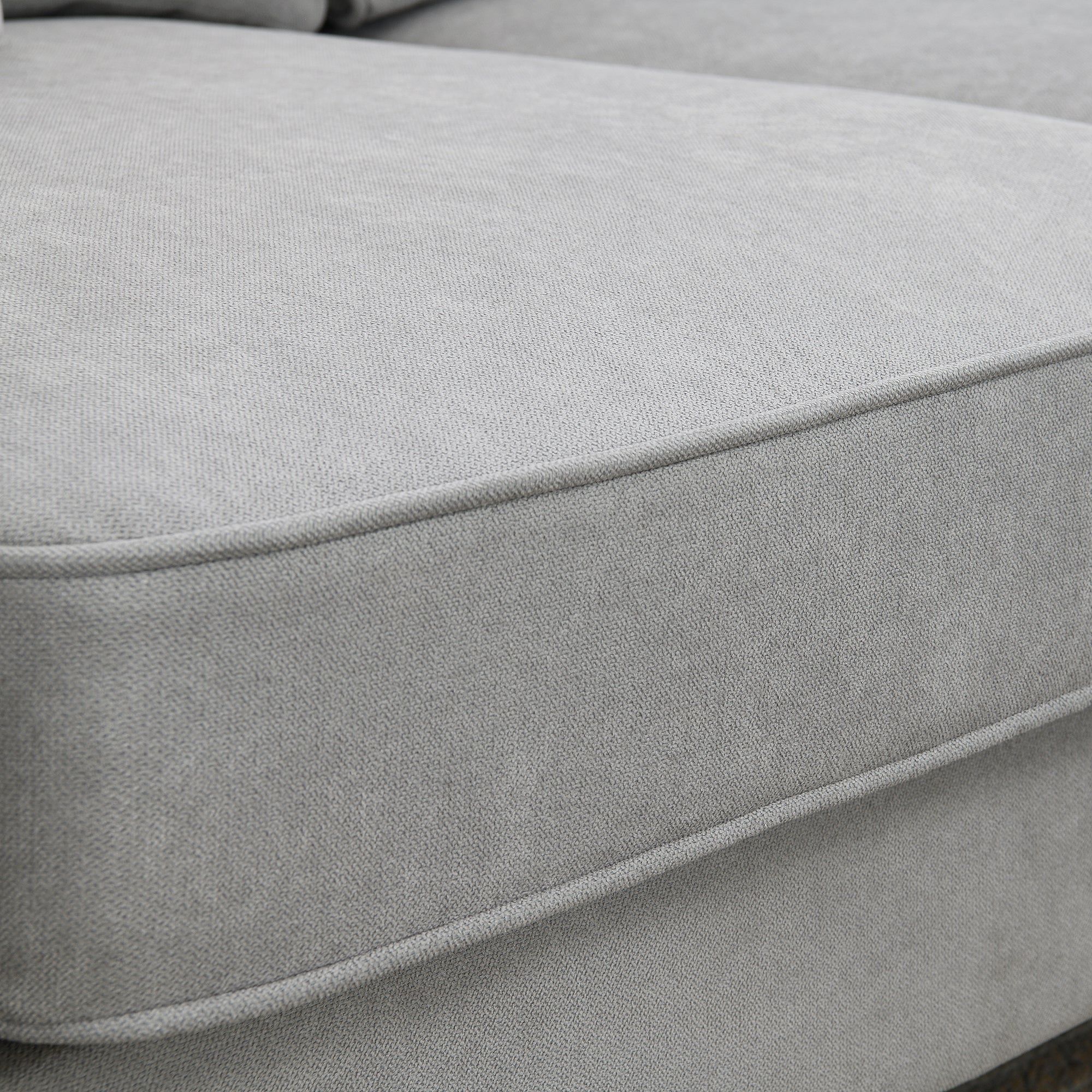 [VIDEO provided] [New] 108*85.5" Modern U Shape Sectional Sofa 7 Seat Fabric Sectional Sofa Set