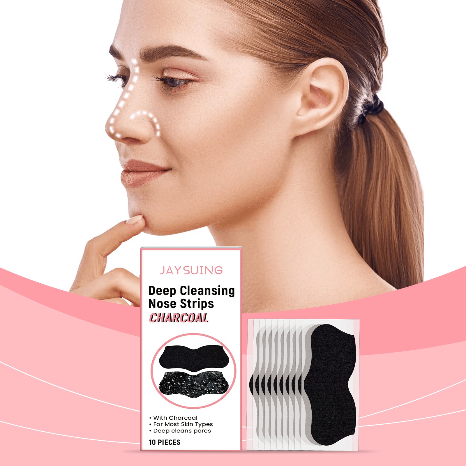 Blackhead Pore Nose Patch For Deep Facial Cleansing Without Tight Acne Pore Blackhead Nose Patch