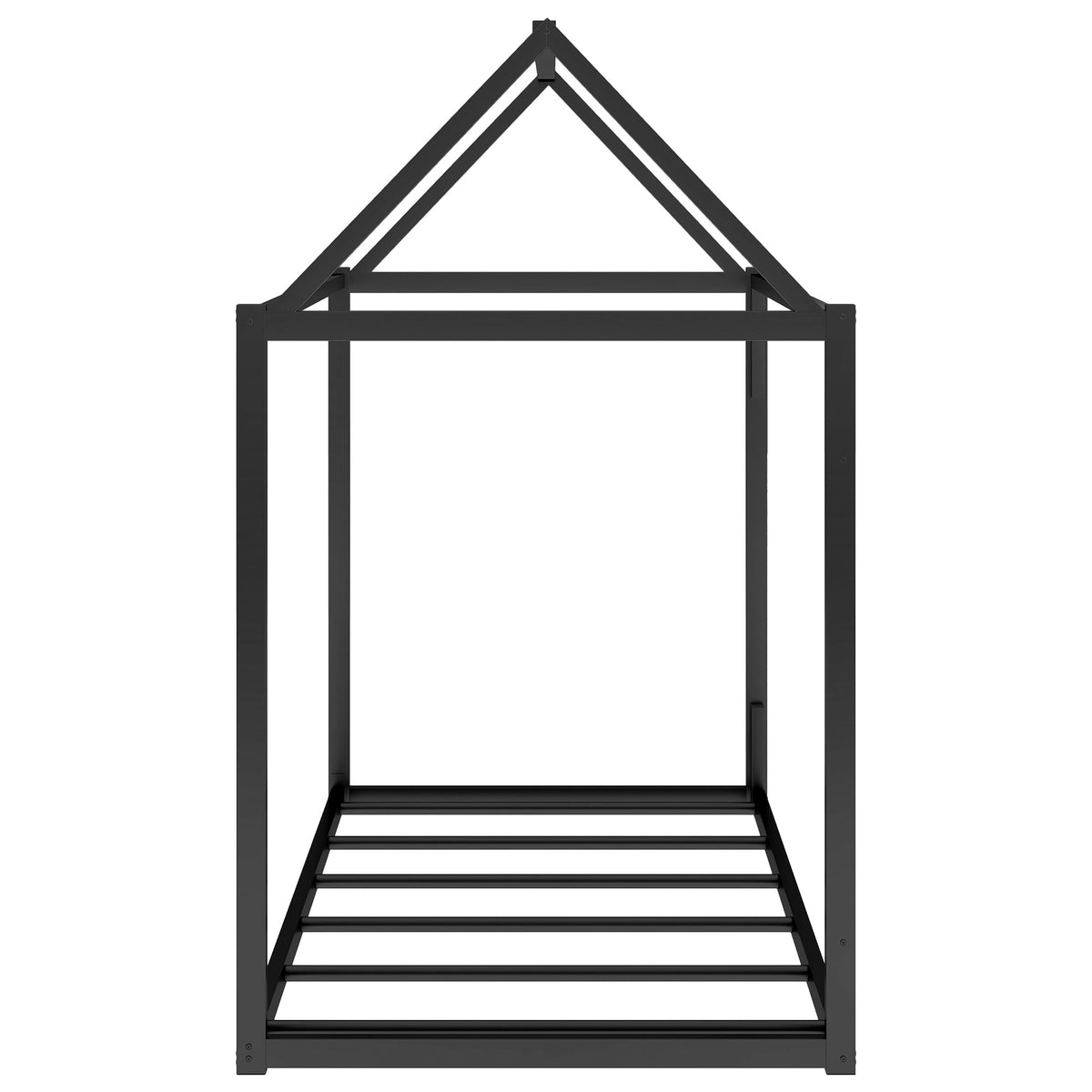 Metal House Shape Platform Bed  twin