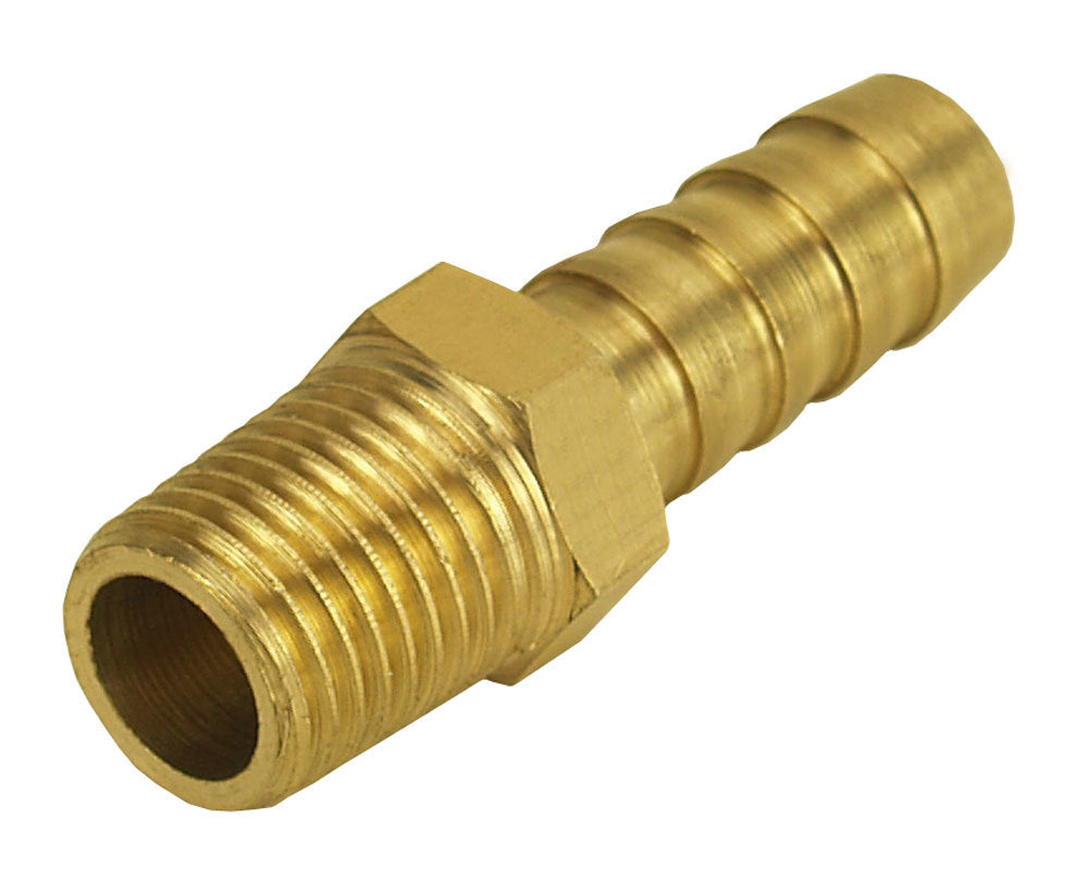 Straight Hose Barb Fitti ng 1/4 NPT M x 3/8 Barb - 98100