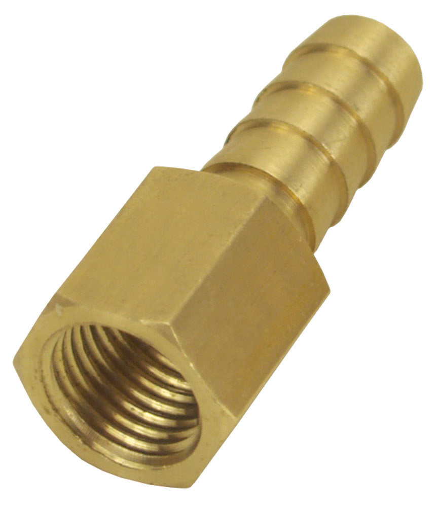 Straight Hose Barb Fitti ng 1/4 NPT F x 3/8 Barb - 98104