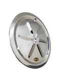 Wheel Cover Louver Vent Alum Bolt 15in Polished - DOM1031BPOL