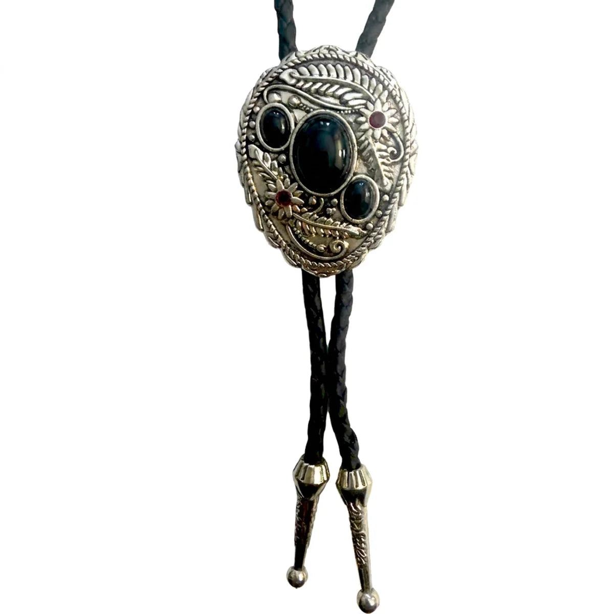 Deadwood Sonora Bloom (Onyx) - Bolo Tie