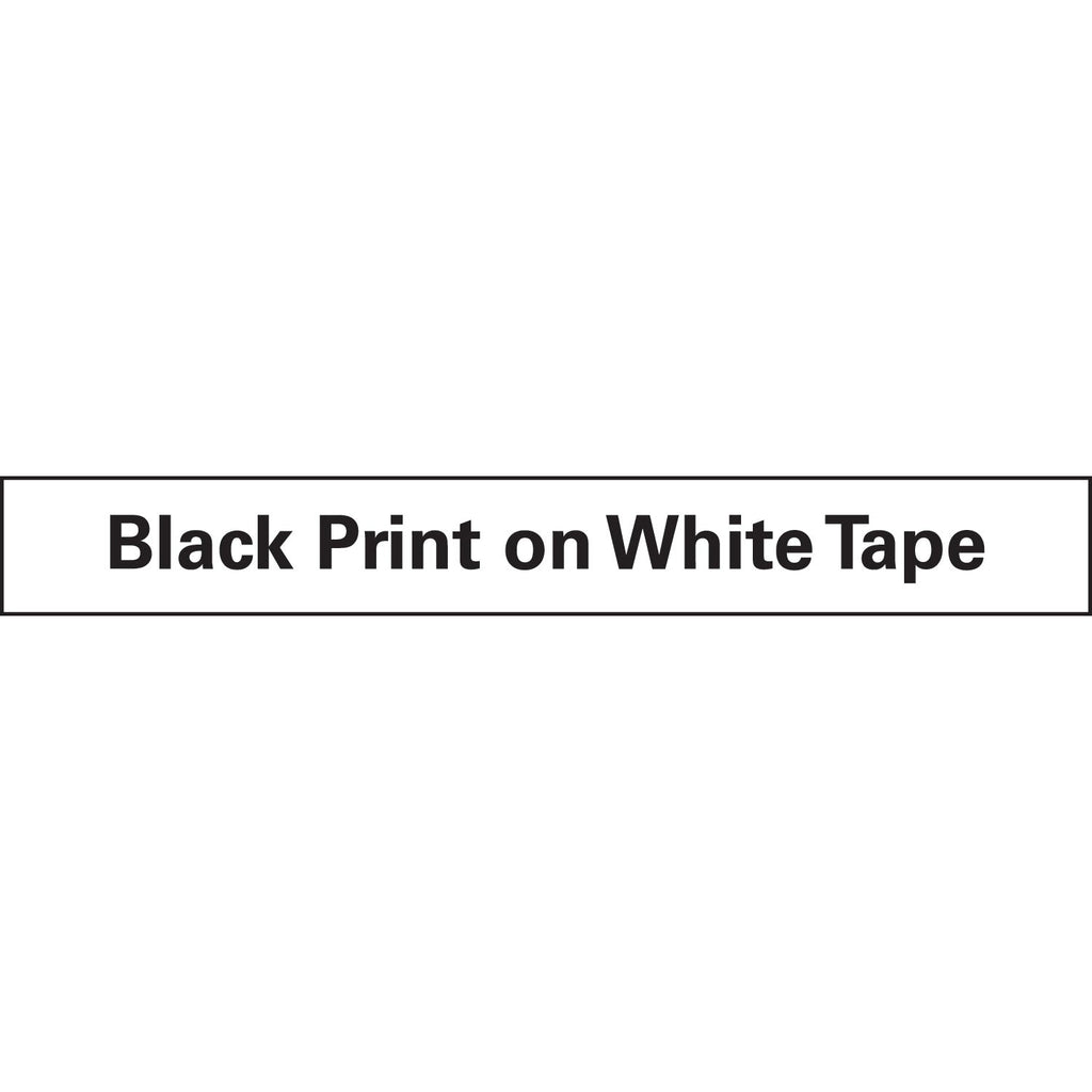 DYMO D1 High-Performance Polyester Removable Label Tape, 0.5" x 23 ft, Black on White