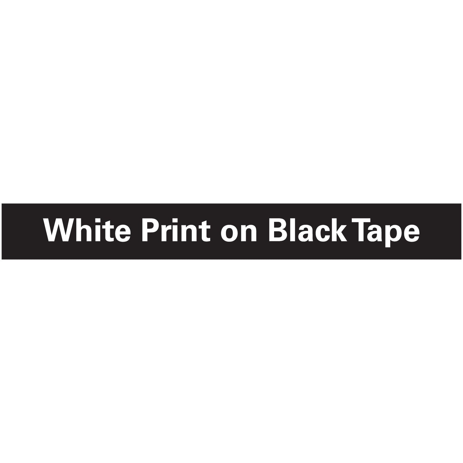 DYMO D1 High-Performance Polyester Removable Label Tape, 0.5" x 23 ft, White on Black