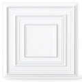 Drop Ceiling Tiles 24" x 24" PVC Ceiling Panels with 3D Decorative Patterns 12-Pack-White