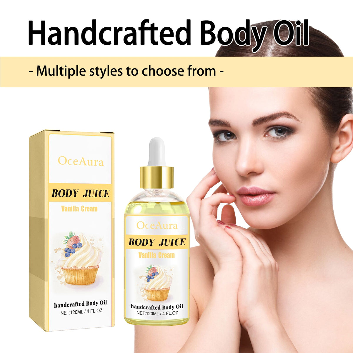 Handcrafted Body Oil, Slimming Massage Moisturizing And Firming Skin Body Care Essential Oil