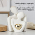 Creative couple figure decoration Newlywed home decoration Lover sculpture decoration figure desktop living room bookshelf decor