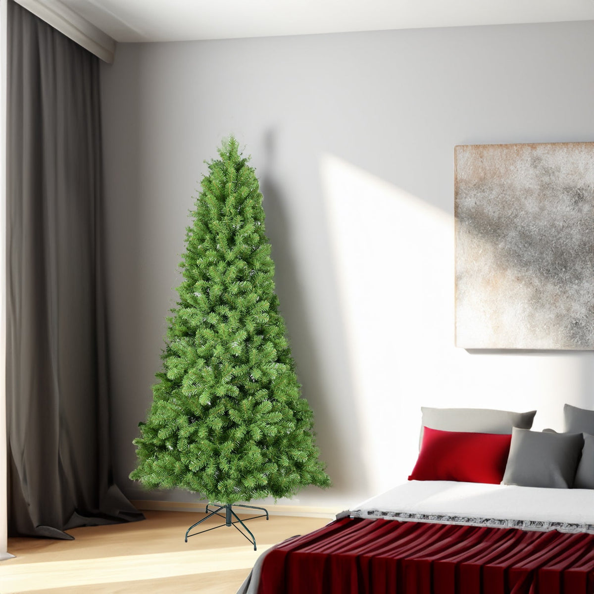 5FT PVC Green Memory Wire Christmas tree