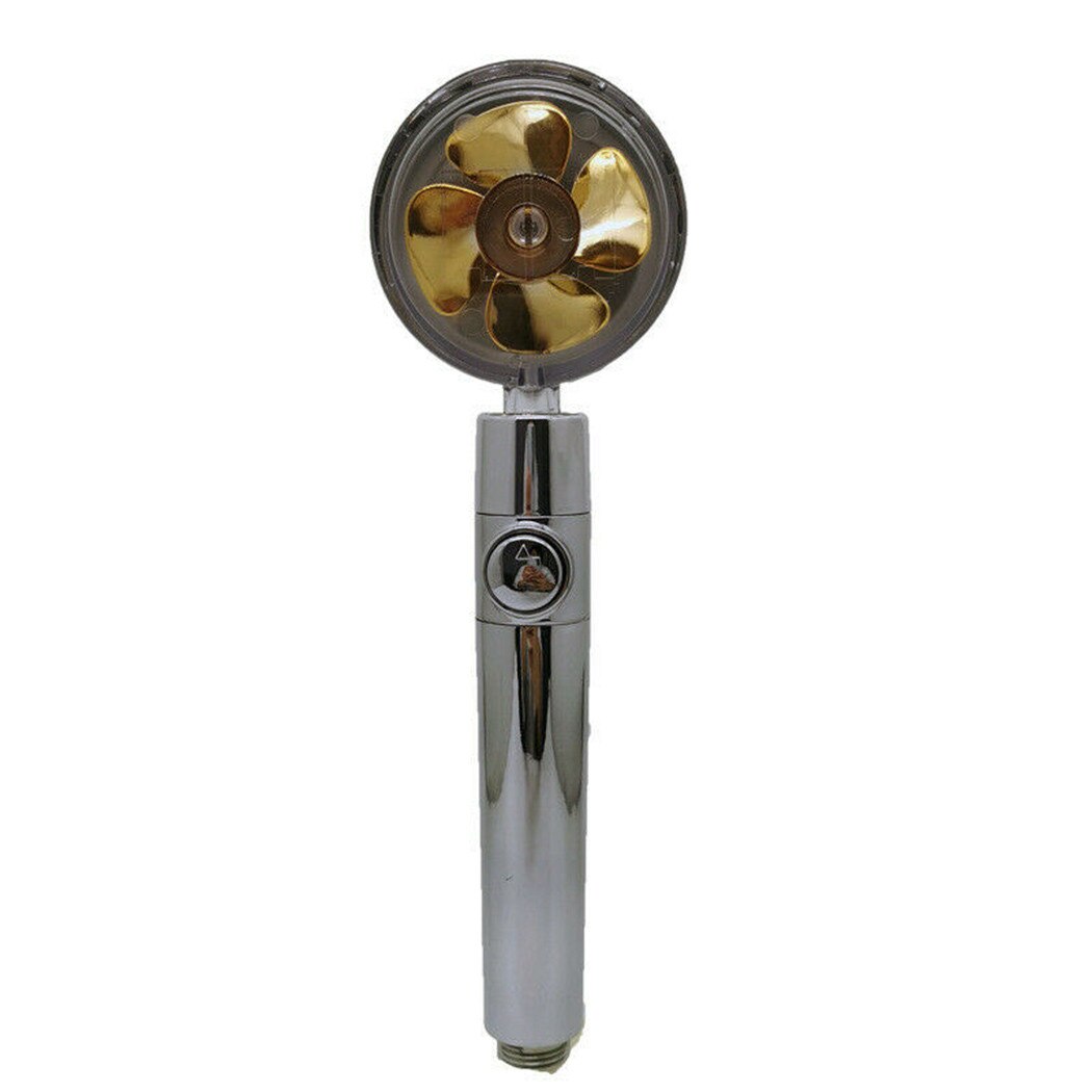 Onder Druk Douchekop Shower Nozzle Water-saving Flow 360 Rotating High-pressure Nozzle With Small Fan