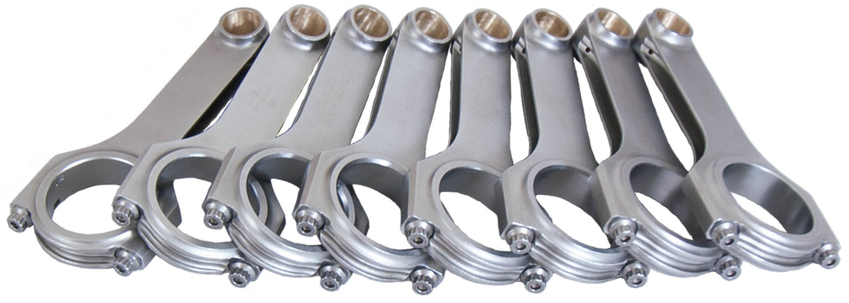 BBM 4340 Forged H-Beam Rods 6.760in w/.990 Pin - CRS6760B3D