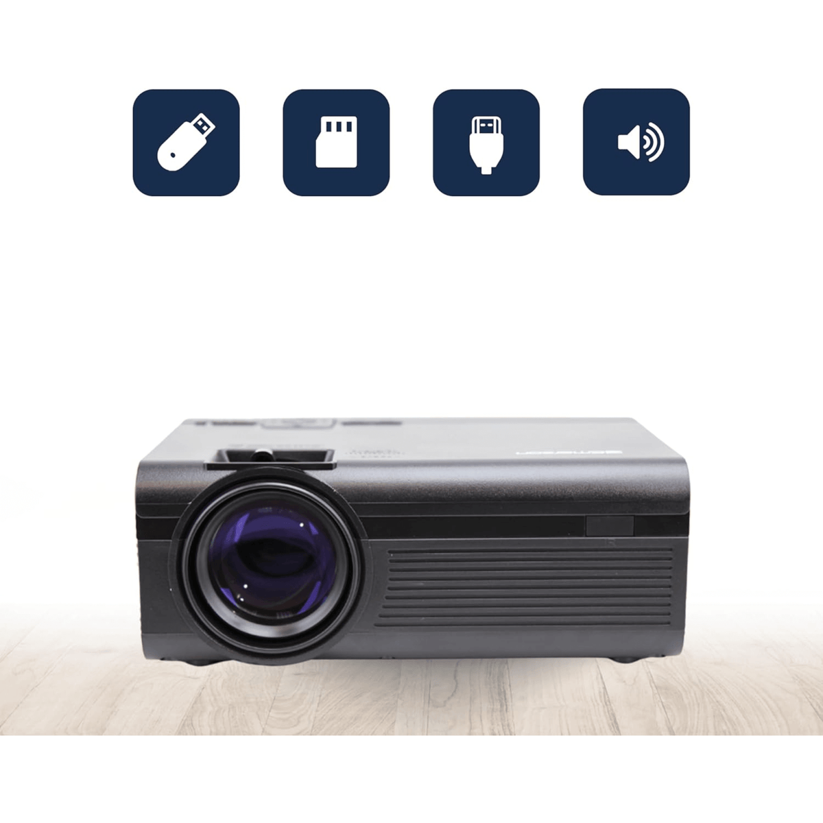 Emerson 150" Home Theater LCD Projector with Built-In Speaker