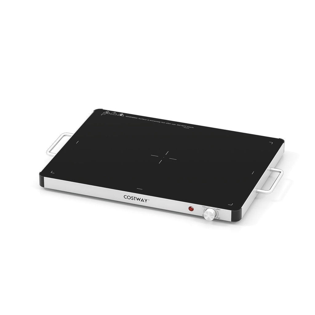 Electric Warming Food Warmer with Adjustable Temperature Control and Overheat Protection