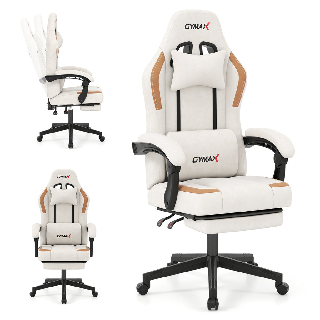 Ergonomic Video Game Chair with Headrest for Home Office