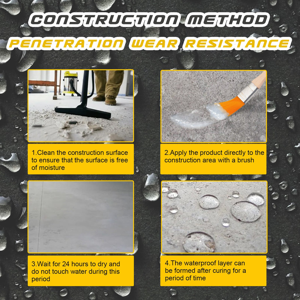 Jaysuing Bathroom Waterproofing Agent Anti-Leakage Water Plugging And Repairing The Outer Wall Of The Kitchen Without Smashing Bricks To Repair Leakage Sealing Paint
