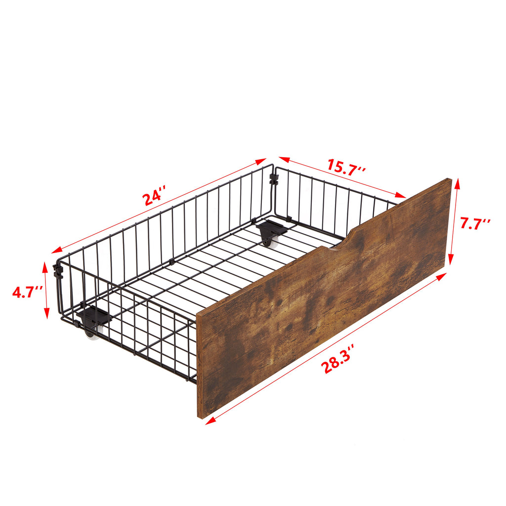 QUEEN BED DRAWERS