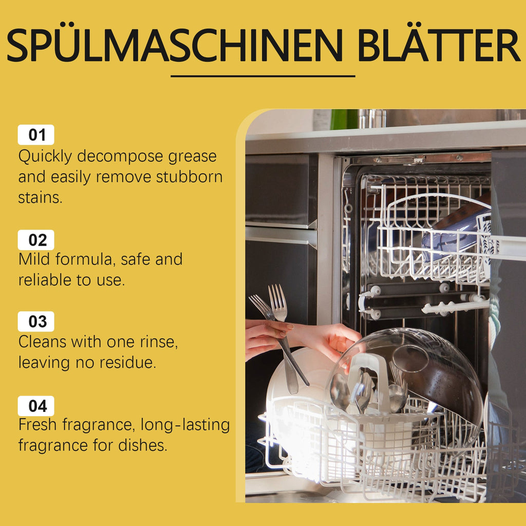 Cutlery Detergent Tablets Kitchen Cutlery Decontamination Remove Oil Fresh And Gentle Clean Dishes Cleaning Tablets