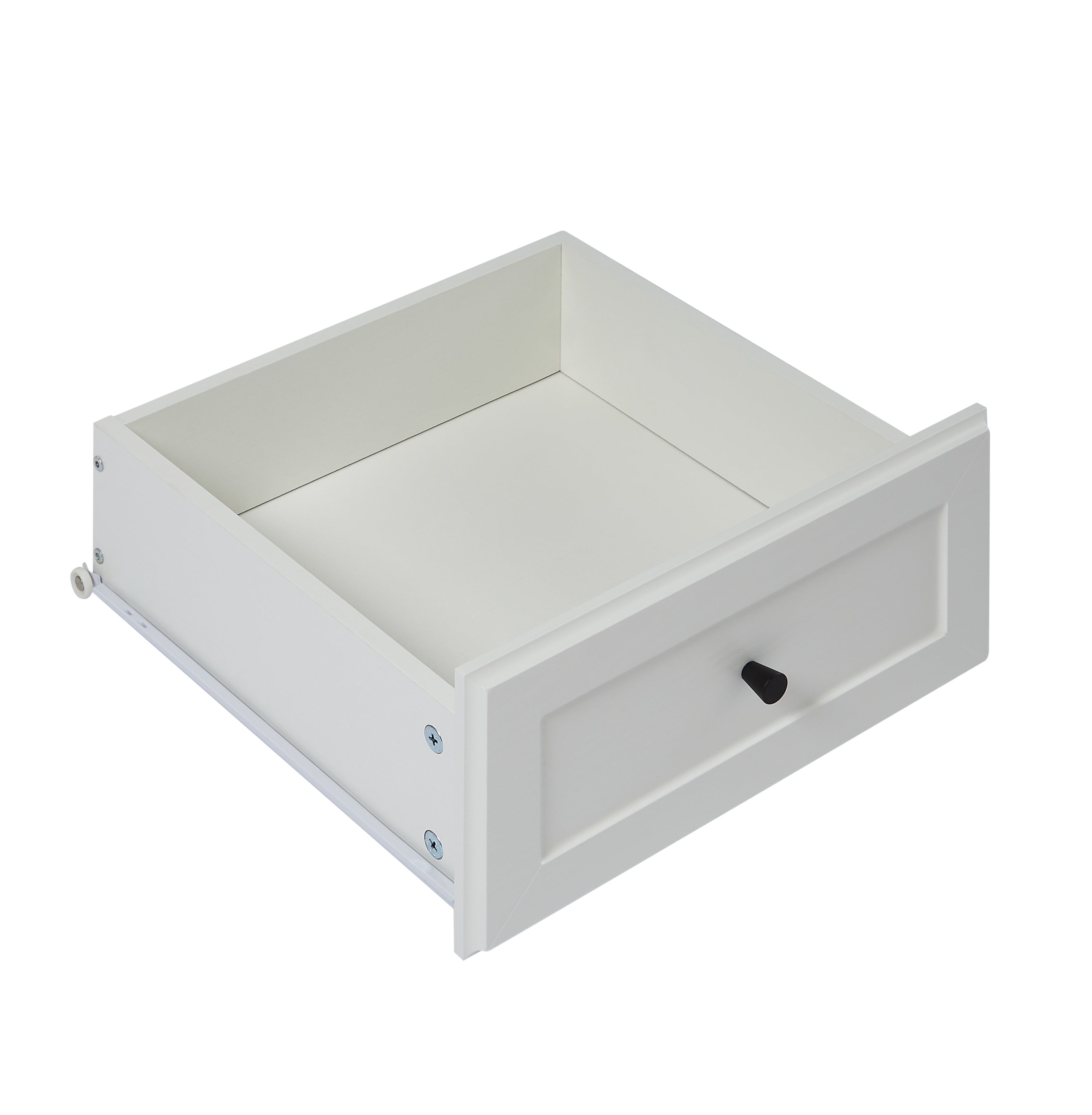 Farmhouse 5 drawer bedroom dressing table, high drawer cabinet white wooden bedroom dressing table.